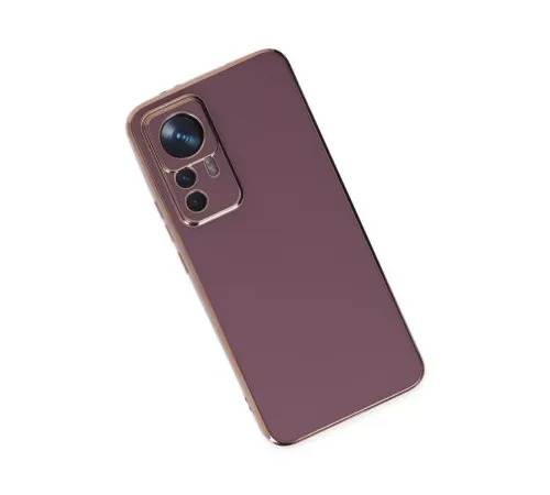 Xiaomi Mi 12T Pro Kılıf Volet Silikon - Mor