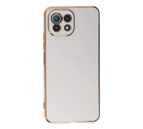 Xiaomi Mİ 11 Lite Kılıf Volet Silikon - Beyaz