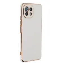 Xiaomi Mİ 11 Lite Kılıf Volet Silikon - Beyaz