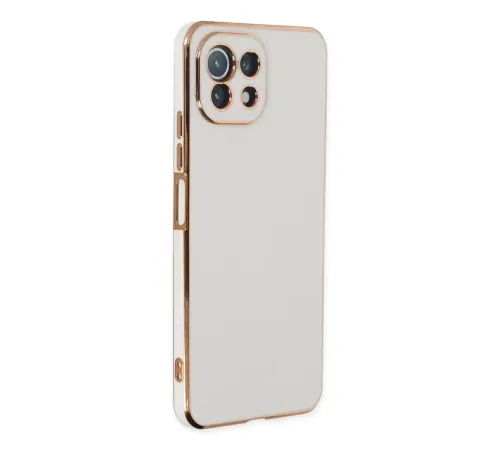 Xiaomi Mİ 11 Lite Kılıf Volet Silikon - Beyaz