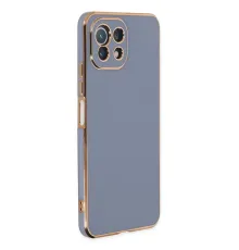 Xiaomi Mİ 11 Lite Kılıf Volet Silikon - Mavi