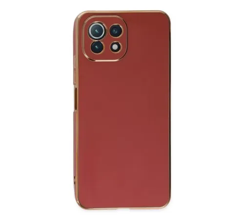 Xiaomi Mİ 11 Lite Kılıf Volet Silikon - Kırmızı