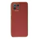 Xiaomi Mİ 11 Lite Kılıf Volet Silikon - Kırmızı
