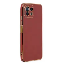 Xiaomi Mİ 11 Lite Kılıf Volet Silikon - Kırmızı