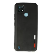 Realme C21 Kılıf Loop Deri Silikon - Siyah