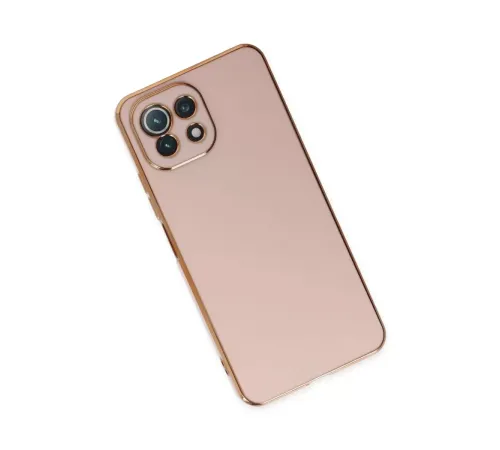 Xiaomi Mİ 11 Lite Kılıf Volet Silikon - Pembe