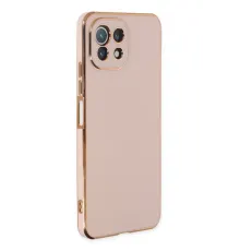 Xiaomi Mİ 11 Lite Kılıf Volet Silikon - Pembe