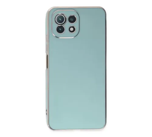 Xiaomi Mİ 11 Lite Kılıf Volet Silikon - Açık Yeşil