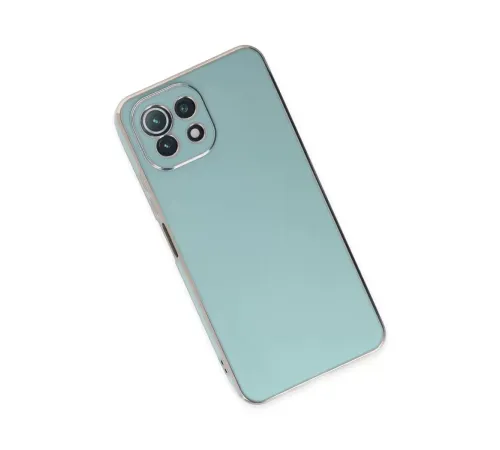Xiaomi Mİ 11 Lite Kılıf Volet Silikon - Açık Yeşil