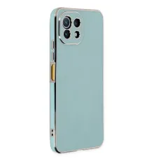 Xiaomi Mİ 11 Lite Kılıf Volet Silikon - Açık Yeşil