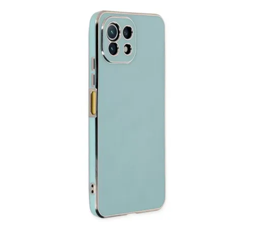 Xiaomi Mİ 11 Lite Kılıf Volet Silikon - Açık Yeşil