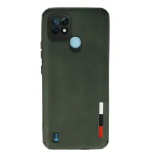 Realme C21 Kılıf Loop Deri Silikon - Yeşil