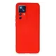 Xiaomi Mi 12T Pro Kılıf Nano içi Kadife Silikon - Kırmızı