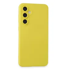 Samsung Galaxy S24 Kılıf Nano içi Kadife Silikon - Sarı