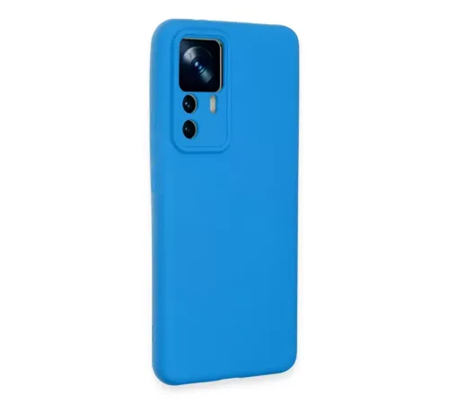 Xiaomi Mi 12T Pro Kılıf Nano içi Kadife Silikon - Mavi