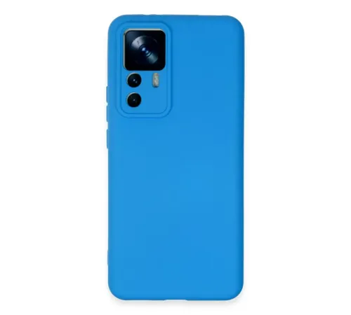 Xiaomi Mi 12T Pro Kılıf Nano içi Kadife Silikon - Mavi