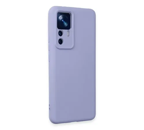 Xiaomi Mi 12T Pro Kılıf Nano içi Kadife Silikon - Lila