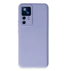 Xiaomi Mi 12T Pro Kılıf Nano içi Kadife Silikon - Lila