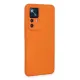 Xiaomi Mi 12T Pro Kılıf Nano içi Kadife Silikon - Turuncu
