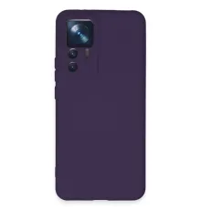 Xiaomi Mi 12T Pro Kılıf Nano içi Kadife Silikon - Mor
