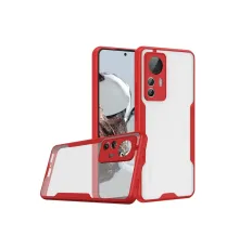 Xiaomi Mi 12T Kılıf Platin Silikon - Kırmızı