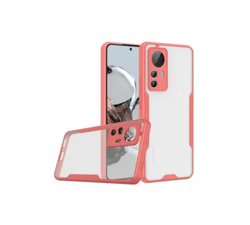 Xiaomi Mi 12T Kılıf Platin Silikon - Pembe