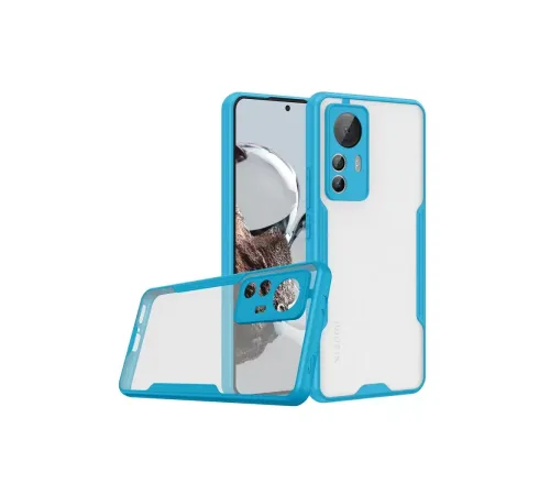 Xiaomi Mi 12T Kılıf Platin Silikon - Mavi