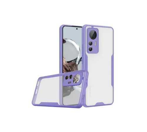 Xiaomi Mi 12T Kılıf Platin Silikon - Lila