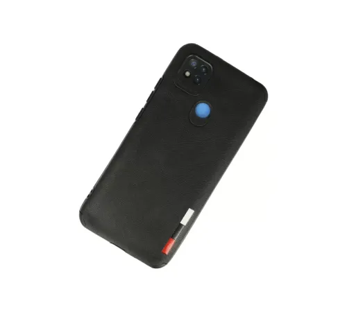 Xiaomi Redmi 9C Kılıf Loop Deri Silikon - Siyah