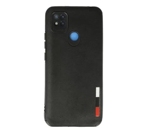 Xiaomi Redmi 9C Kılıf Loop Deri Silikon - Siyah
