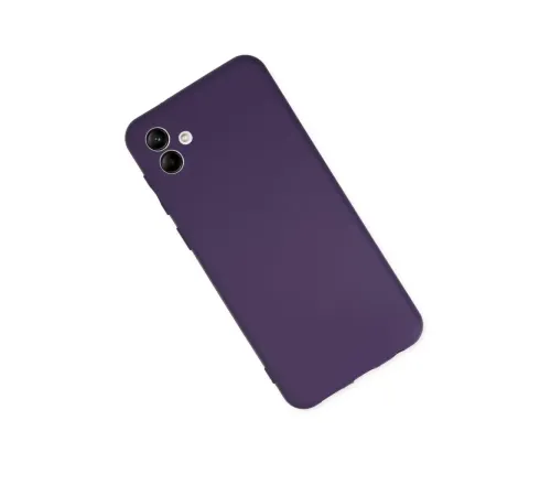 Samsung Galaxy A04 Kılıf First Silikon - Mor