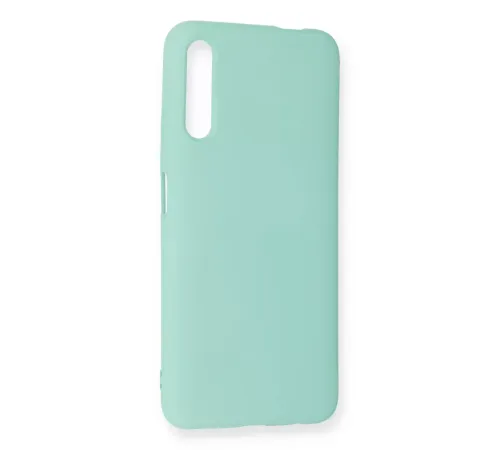 Huawei P Smart Pro / Y9S Kılıf Nano içi Kadife Silikon - Turkuaz