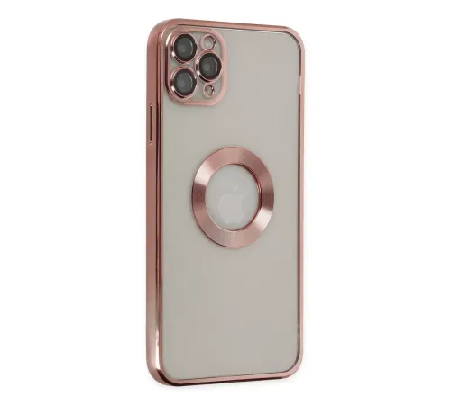 Apple iPhone 11 Pro Kılıf Slot Silikon - Rose Gold