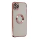 Apple iPhone 11 Pro Kılıf Slot Silikon - Rose Gold