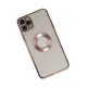 Apple iPhone 11 Pro Kılıf Slot Silikon - Rose Gold