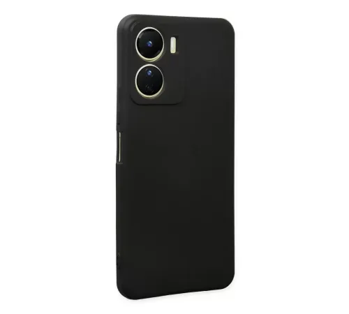Vivo Y16 Kılıf First Silikon - Siyah