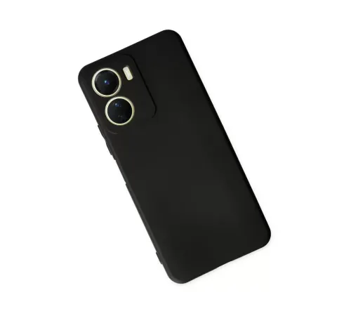 Vivo Y16 Kılıf First Silikon - Siyah
