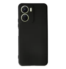 Vivo Y16 Kılıf First Silikon - Siyah
