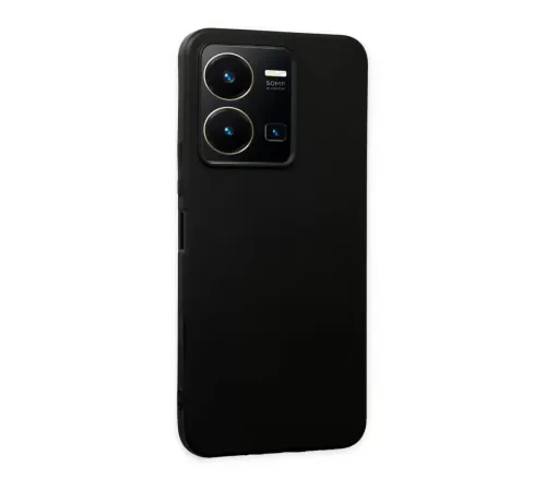 Vivo Y35 Kılıf First Silikon - Siyah