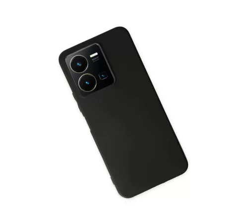 Vivo Y35 Kılıf First Silikon - Siyah