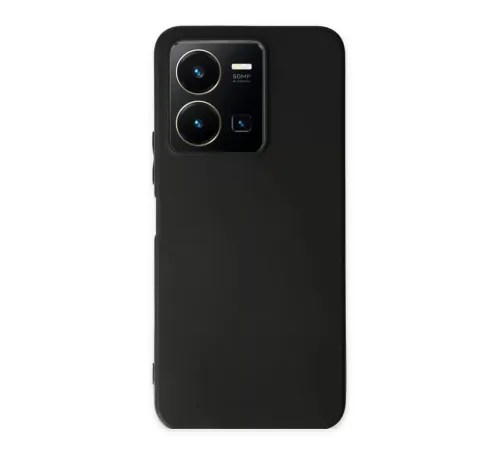 Vivo Y35 Kılıf First Silikon - Siyah