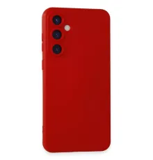 Samsung Galaxy S24 Kılıf Nano içi Kadife Silikon - Kırmızı