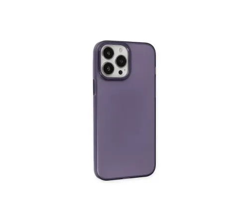 Apple iPhone 14 Pro Kılıf Modos Metal Kapak - Derin Mor