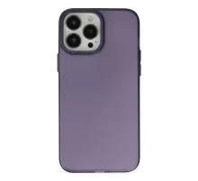 Apple iPhone 14 Pro Max Kılıf Modos Metal Kapak - Mor