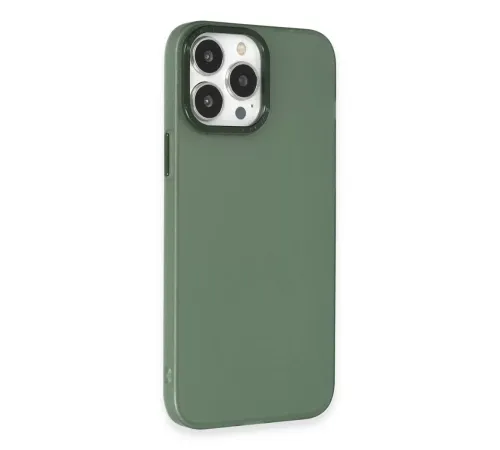 Apple iPhone 14 Pro Max Kılıf Modos Metal Kapak - Koyu Yeşil