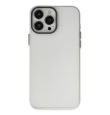 Apple iPhone 13 Pro Max Kılıf Modos Metal Kapak - Şeffaf