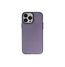 Apple iPhone 13 Pro Max Kılıf Modos Metal Kapak - Derin Mor