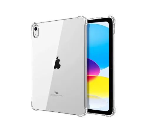 Apple iPad 2022 10.9 (10.nesil) Kılıf Anti Shock Tablet Silikon - Şeffaf