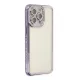 Apple iPhone 14 Pro Kılıf Joke Taşlı Silikon - Mor