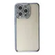 Apple iPhone 14 Pro Kılıf Joke Taşlı Silikon - Mavi